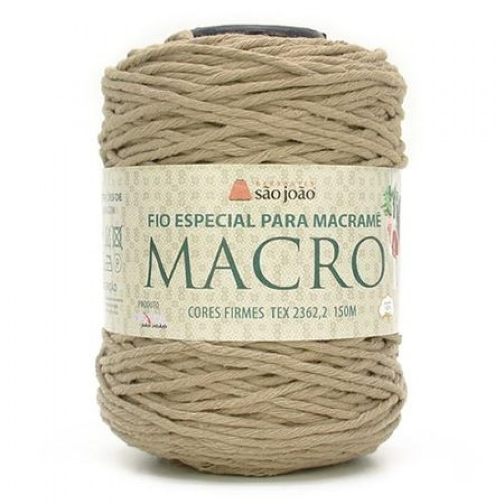 BARBANTE MACRO 4/16 AM01 - RAFIA 400G     COM 150 METROS                  