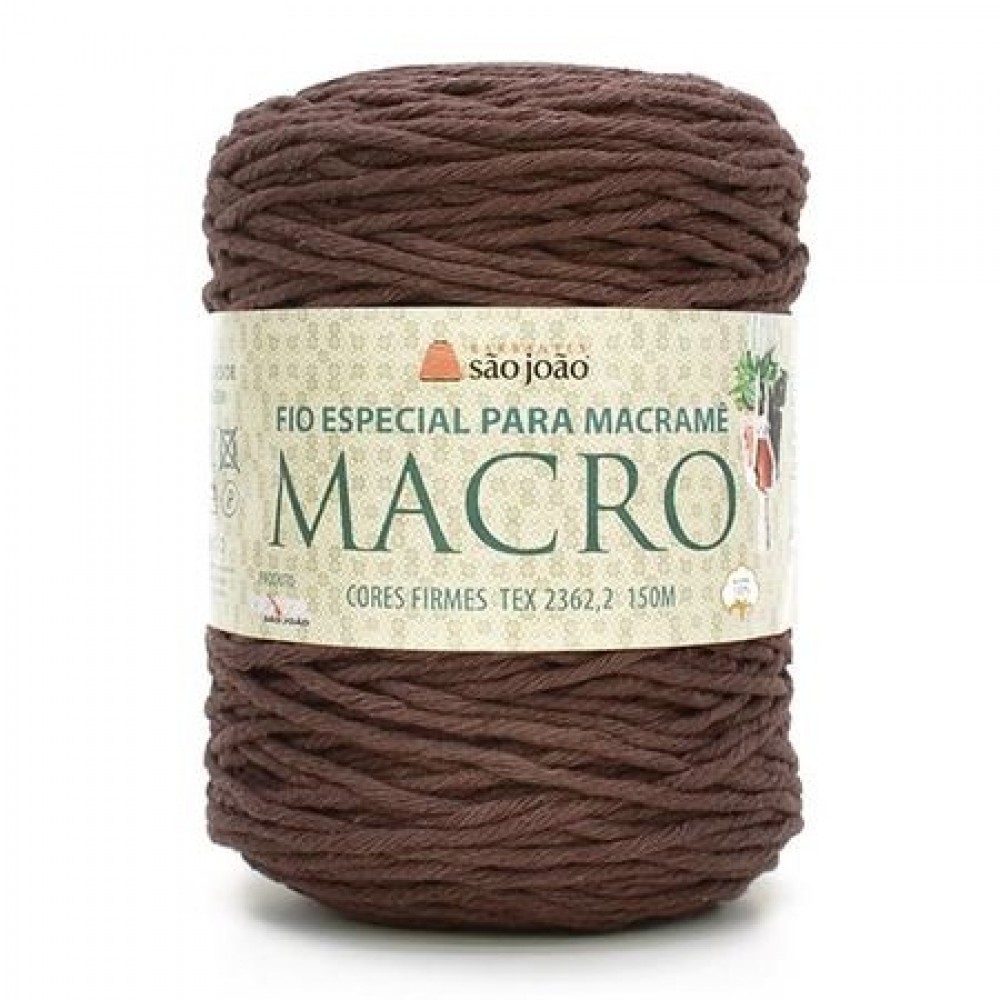 BARBANTE MACRO 4/16 AM07 - CACAU 400G    COM 150 METROS                  