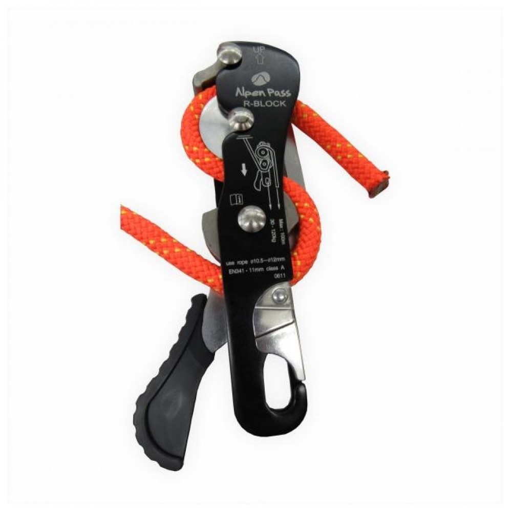 DESCENSOR C/TRAVA ANTIPANICO - CORDAS 10,5 A 12MM