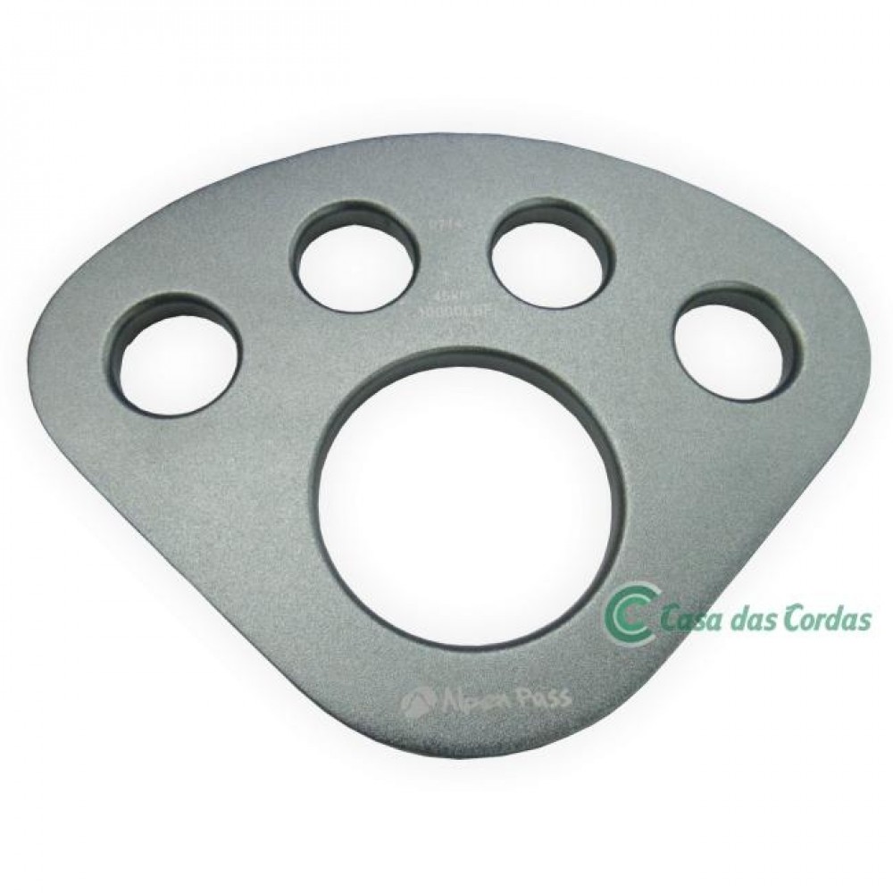 PLACA DE ANCORAGEM DE 5 FUROS