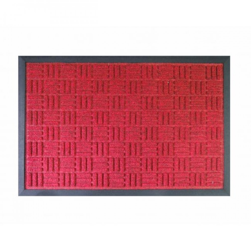 Tapete Waterkap 60 X 90 cm Vermelha  