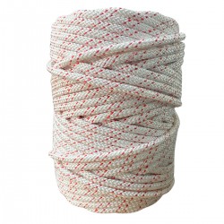 Corda Semi-Estática K2  7,0 mm Cordin - Meada de 100 metros Branca 