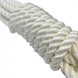 Corda Poliéster Torcida 10 mm Cabo 3 Pernas Nylon 30 Metros