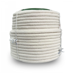 Corda Algodão Vivo Cru 10,0 mm rolo com  220 metros  