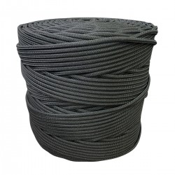 Corda Polipropileno Trançada Preta 5,0 mm - RL 4,0 Kg
