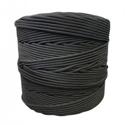 Corda Polipropileno Trançada Preta 4,0 mm - RL 4,0 Kg