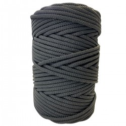 Corda Semi-Estática K2  5,0 mm Cordin - 100 Metros  Preta Sem filete 