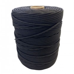 	Corda Polipropileno Trançada Preta 3,0 mm - RL 1,0 Kg