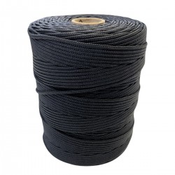 	Corda Polipropileno Trançada Preta 2,5 mm - RL 1,0 Kg