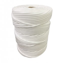 Corda Polipropileno Trançada Branca 6,0 mm - RL 4,0 Kg