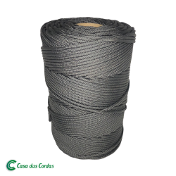 Corda Poliéster Trançada Preta  3,0 mm - RL 1,0 Kg