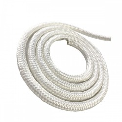 Corda Poliéster Trançada A Branca 10,0 mm - Rolo com 10 Metros  