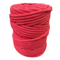 Corda 6mm Algodão 50metros Macramê Artesanato - Vermelho