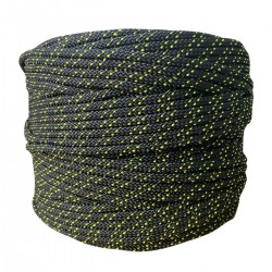 Corda Semi-Estática K2  7,0 mm Cordin - Meada de 200 metros  Preta 