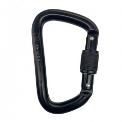 MOSQUETAO D ACO 47KN PRETO ROSCA KIMBO      