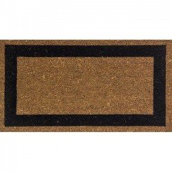 CAPACHO FIBRA COCO ESTILO 60 X 33 CM BORDA INTERNA