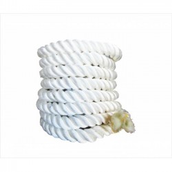 Corda Poliéster Torcida 38 mm Cabo 3 Pernas Nylon 220 Metros 