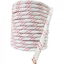 Corda Semi-Estática K2 10,5 mm - Meada de 100 metros Branca 