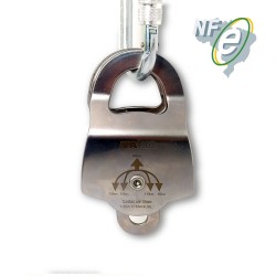 POLIA DUPLA ACO INOX - 12 MM           