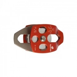 Polia Dupla de Alumínio Placas Oscilante P/ Corda de Até 16 mm 24 KN Alpen Pass