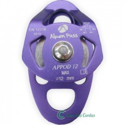 POLIA DUPLA PEQUENA P/CORDA 28 KN