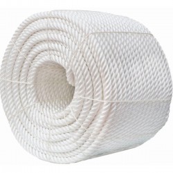 Corda Poliéster Torcida 14 mm Cabo 3 Pernas Nylon 220Metros