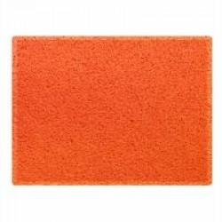 Tapete Vinil  90 X 60 cm Borda Rebaixada Laranja 