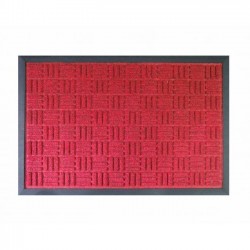 Tapete Waterkap 60 X 90 cm Vermelha  