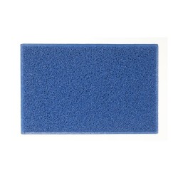 Tapete Vinil    40 X 60 cm Borda Rebaixada Azul Royal  