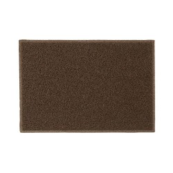 Tapete Vinil    40 X 60 cm Borda Rebaixada Marron  