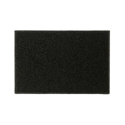 Tapete Vinil  90 X 60 cm Borda Rebaixada Preto  